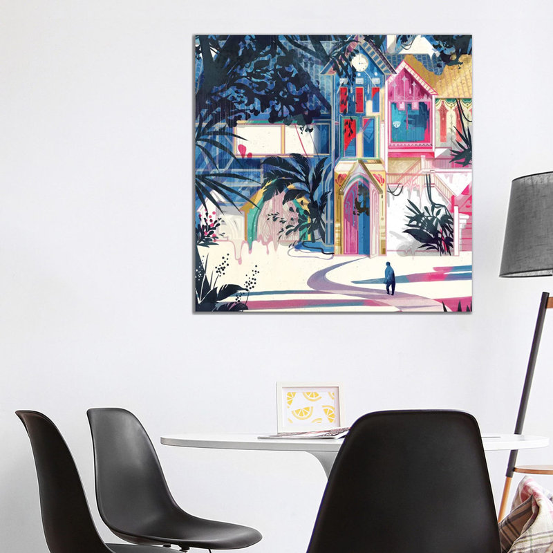 Rainforest by Sija Hong - Painting on Canvas, Wrapped Canvas, 45.72 cm H x 45.72 cm W x 3.175 cm D
