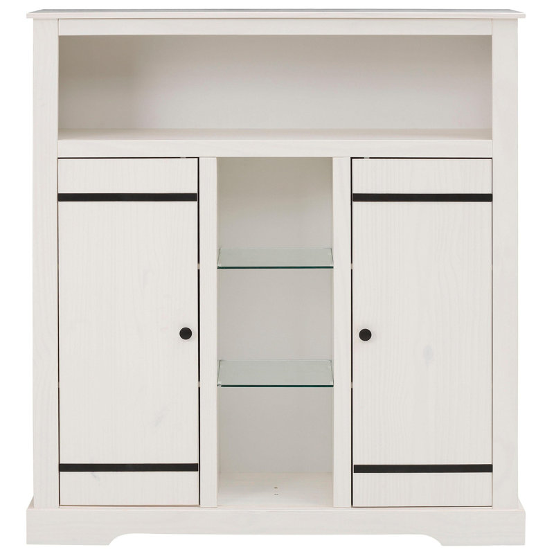 Brookville 120cm Sideboard, White Lacquer