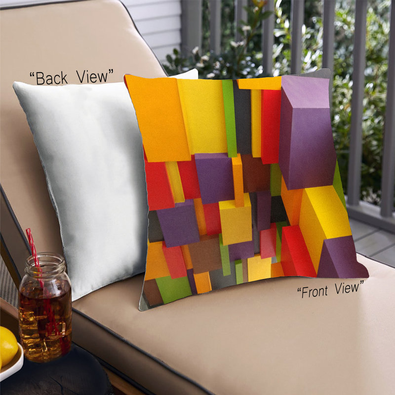 Coussin décoratif, Microsuède