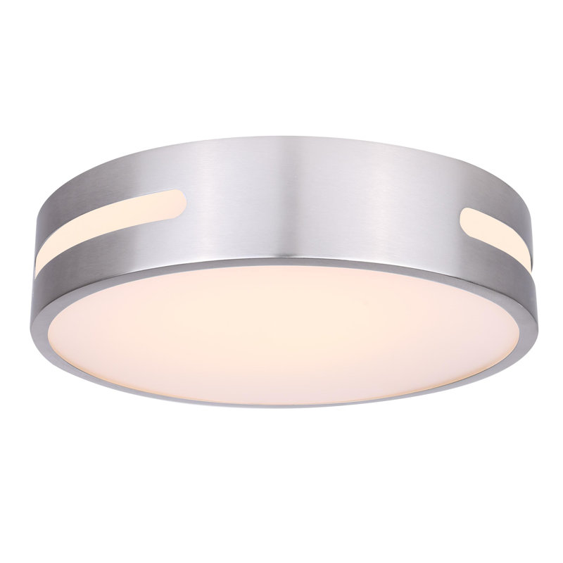 Devontae LED Flush Mount, Brushed Nickel