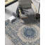 Tapis bleu Contemporary Hitchens-920039685