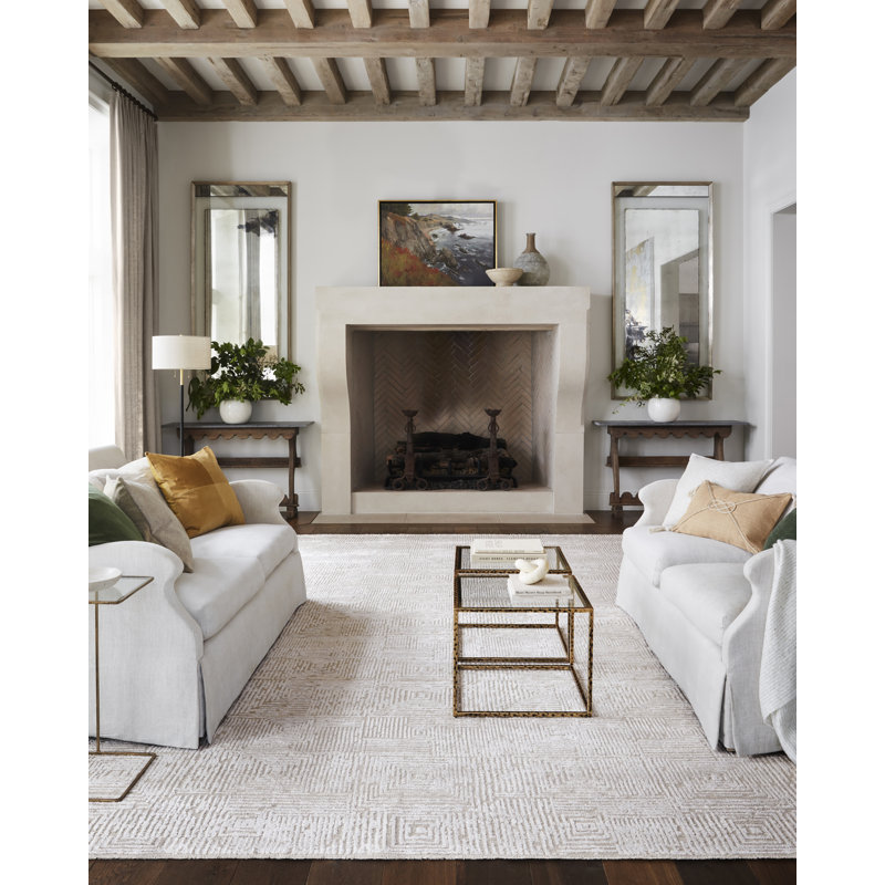 Glacia Transitional Sage, Tan Floor Vase