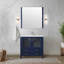 Meuble-lavabo de salle de bain 36 po X P 18,25 po D, plateau en céramique et Miroir-283804243