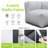 9 Piece Outdoor Sectional Conversation Set Patio Furniture Bean Bag Chair With Chaise Lounge-1375222409