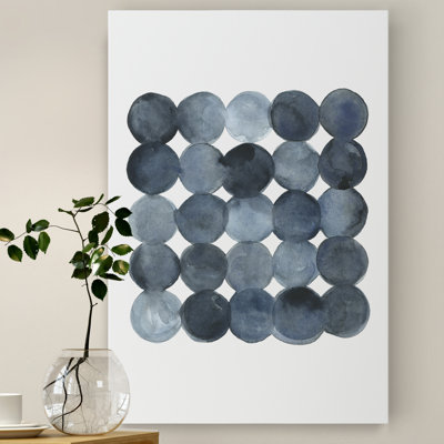 «Blue Grey Density I», peinture sur toile