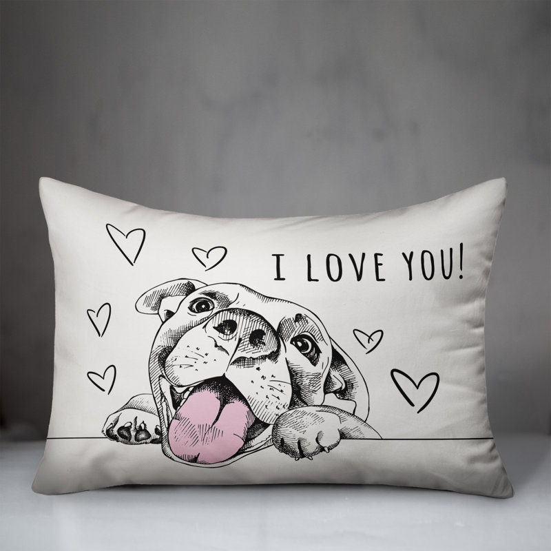  Coussin I Love You Pup