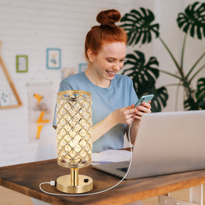Fatheree Metal USB Desk Lamp