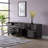 Sutton 3-Piece Multi-Storage Cabinet Set with File Drawer in Black, 26.03" H X 93.42" W X 15.85" D-1995941319