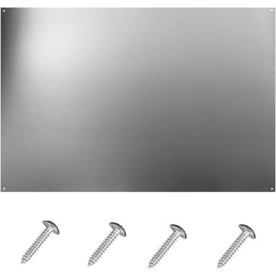 Stainless Steel 304 Kitchen Backsplash Panel For 30" Range Hood – Wall Shield Oil Splash Guard, 24X30 Inch, Brushed Finish