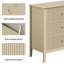 Commode double en bois à 6 tiroirs 47 po Cydny-1359346549
