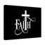 Faith Cross - Wrapped Canvas Print-360318040