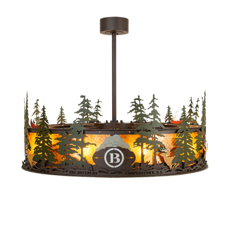 Boulders Downrod Ceiling Fan