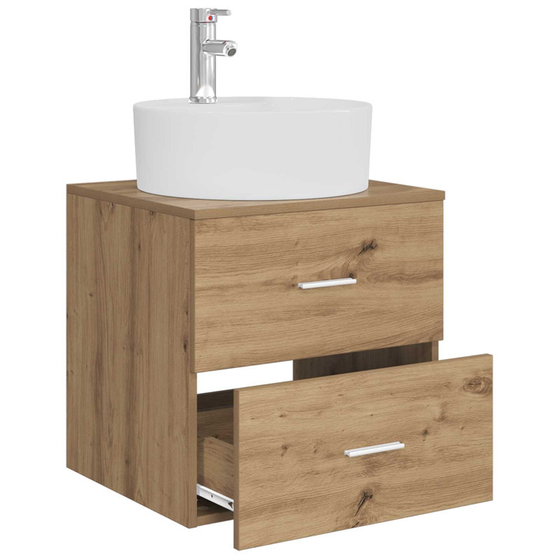 495 mm Bathroom Vanity, Artisan Oak