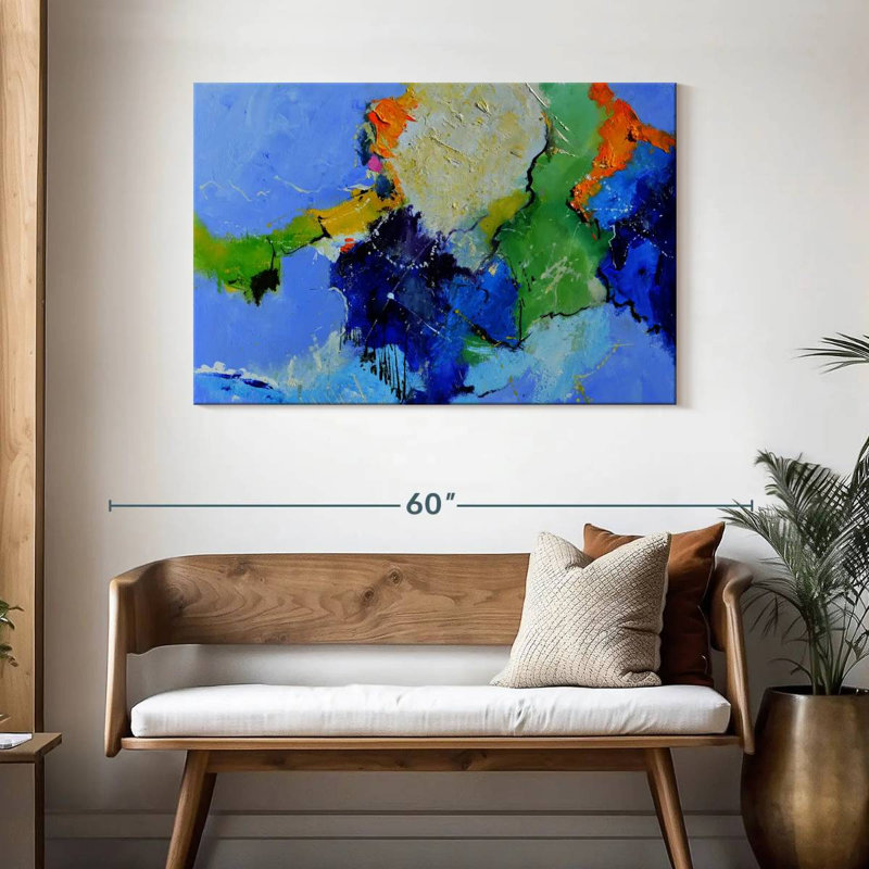 Avery Blue Heart Abstract