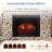 Glenbrook River Rock Mantel & 28" Firebox CL-2409M-RR-28