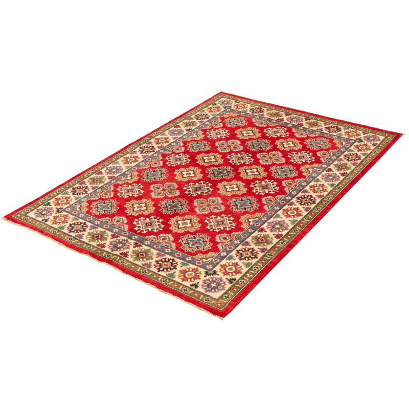 Tapis rouge foncé Malci Gazni 5 pi 9 po x 7 pi 11 po