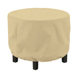 Jadon Water-Resistant Round Ottoman/Coffee Table Cover
