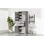 Armoire de rangement avec espace de rangement multifonctionnel, portes avec tablettes de rangement, 2 tiroirs, tablette réglable, gris (même référence: N759P293426E)-2045656651