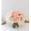 Real-Touch Pink Roses & White Hydrangeas Centerpiece