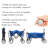 Folding Utility Cart with Telescoping Handle Heavy-Duty Collapsible Wagon with Wheels