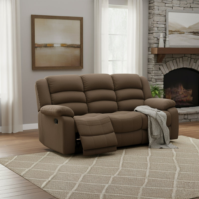 Kingsview Upholstered 81'' Reclining Sofa