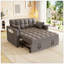 Canapé-lit avec lit escamotable, canapé convertible en velours moderne pour les petits espaces et les salons-2055059812