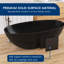 Baignoire de trempage autoportante à surface solide en résine Bahtutb de 71 po Forma-114357324