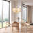 4-Light Natural Capiz Shell Drum Chandelier-517692962