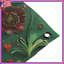 Tapisserie murale florale rouge - décoration murale florale-1988815407