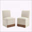 Chaises de salle à manger rembourrées polyvalentes avec rangement caché et roulettes lisses-745794783