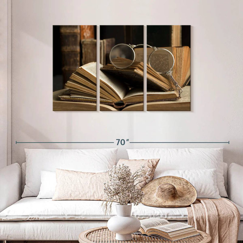 Senne Book Glasses, 32" H x 50" W