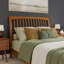 Lit plateforme en bois massif avec pied de lit assorti Orleans-607727448-604862301