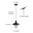 Adwita 1 - Light Single Cone Pendant