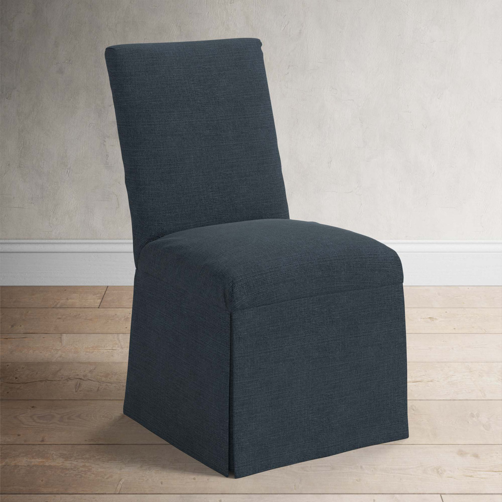 Silvia Parsons Chair, Classic Navy Linen