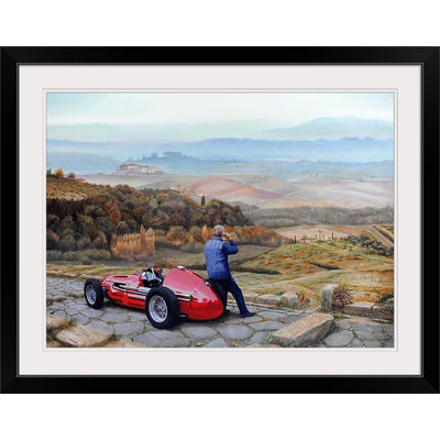 Reproduction d'art, "Anjuta Maserati A6 MCG, 2001" par Trevor Neal