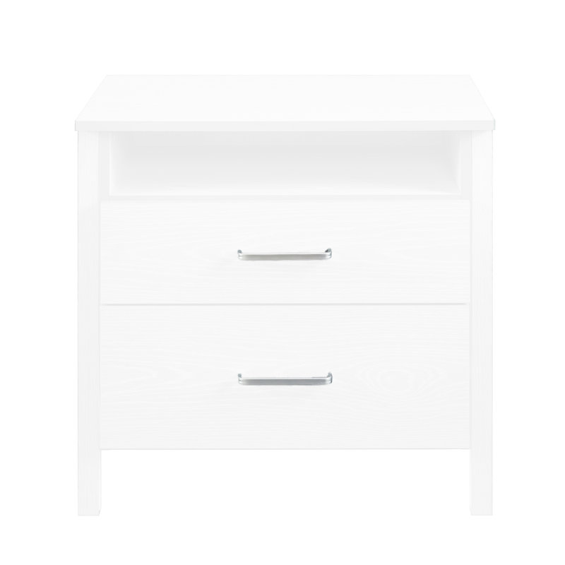 Lupe 23.5'' W Nightstand, White