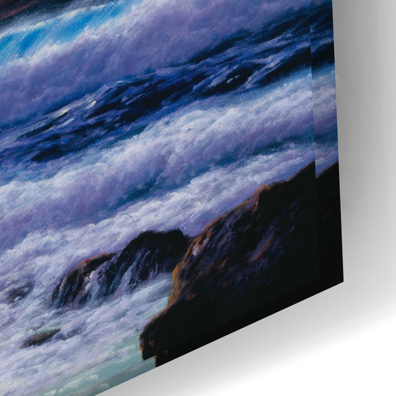 Highland Dunes 'Another Day Ends' By Anthony Casay, Acrylic Glass Wall Art, 16"X12", H 16 po x l 24 po x P 0,2 po