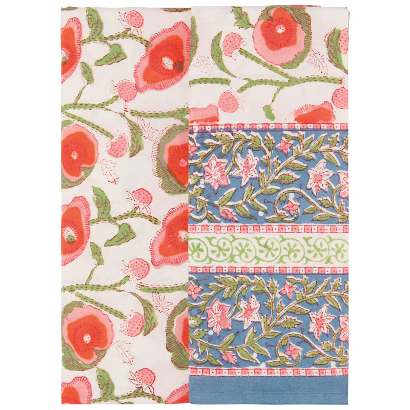 Floral 100% Cotton Tablecloth