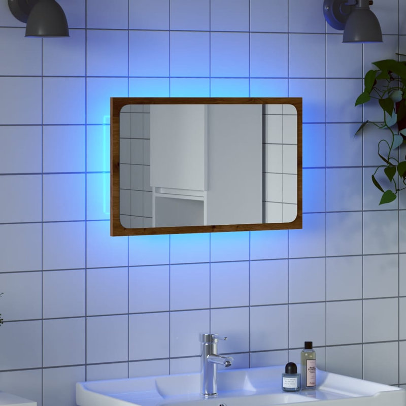 Daequan Flat Mirror, Artisan Oak