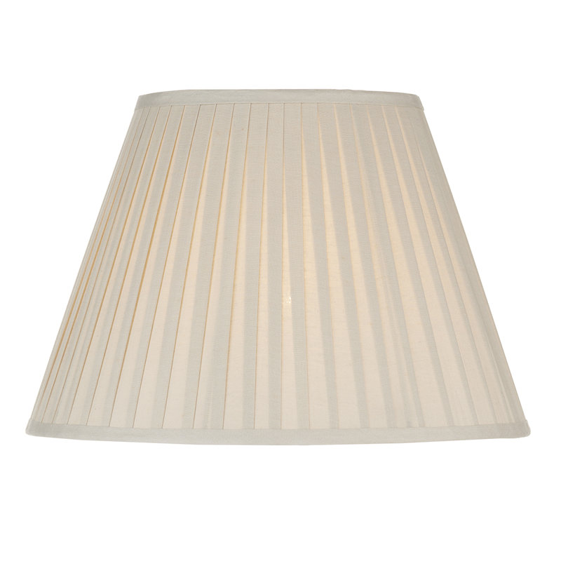 30cm H Cotton Empire Lamp Shade ( Screw On ) in Taupe