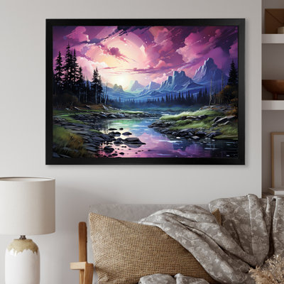 Art mural Northern Light