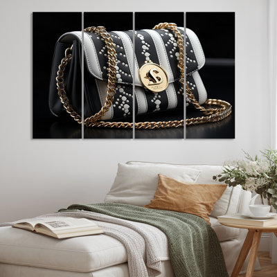 " Black Luxury Bag Unveiled II " 4 - Pieces