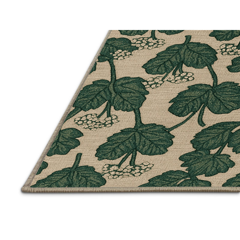  Washable Garlic Mustard Vegetables Area Rug, Carré 5 pi