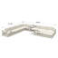 Grand canapé modulaire réversible Akshata avec repose-pieds inclus-1427513298