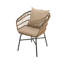 Ensemble de chaises d'extérieur avec coussins (ensemble de 2)