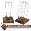 Wood Base Necklace Jewellery Stand