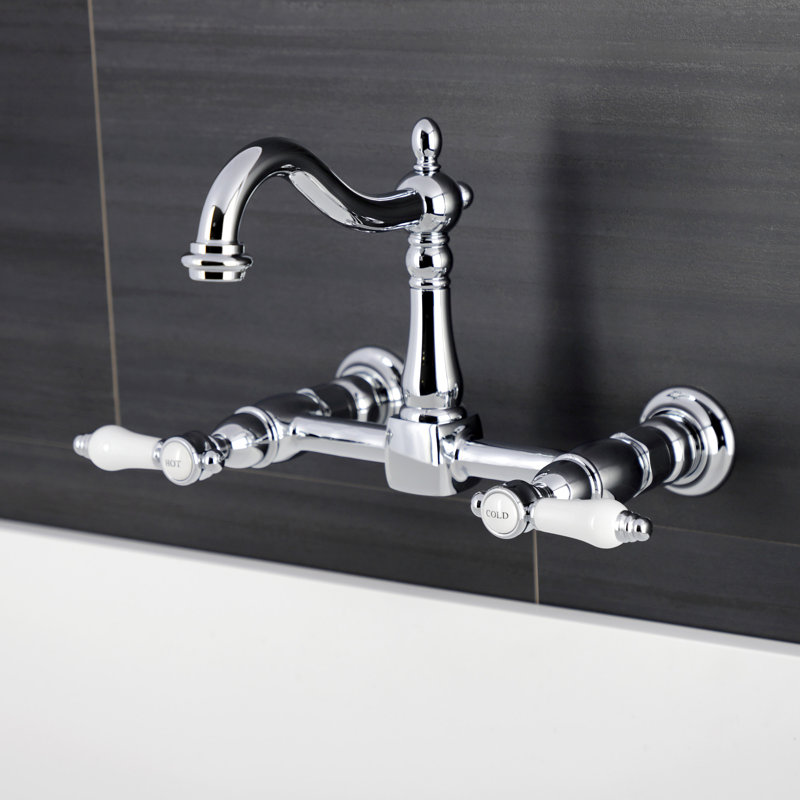 Robinet pont en laiton Bel-Air Kingston, Chrome poli
