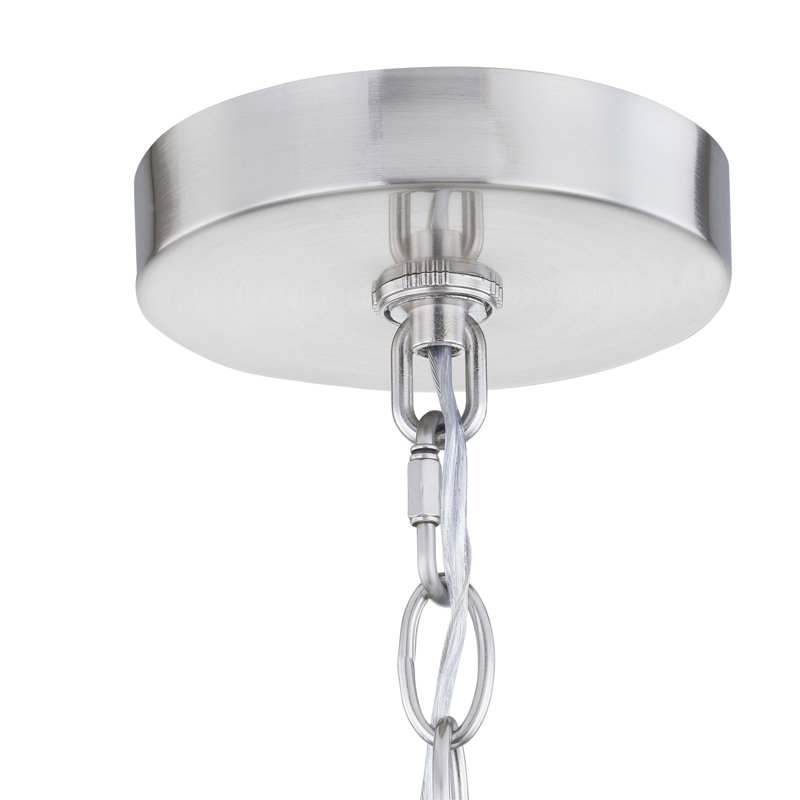 Meredith Chandelier, Brushed Nickel