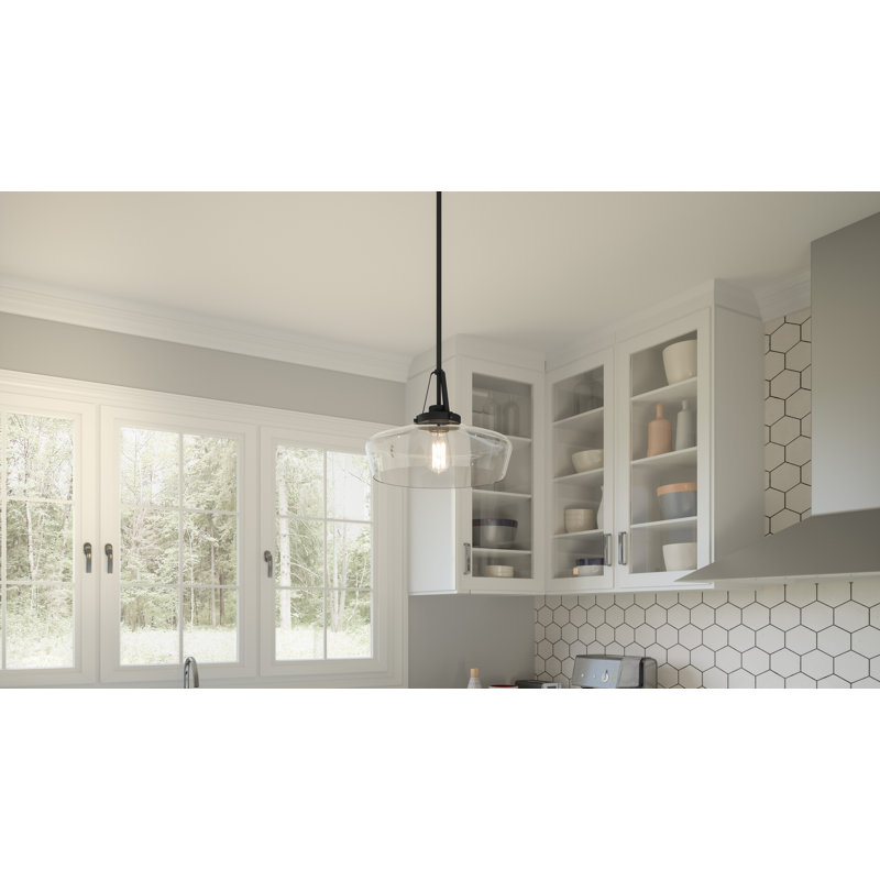 Almer 1 - Light Single Pendant, Matte Black