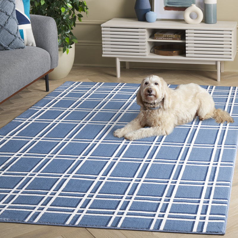 Tapis à carreaux Dili Performance, Rectangle 5 pi 3 po x 7 pi 6 po